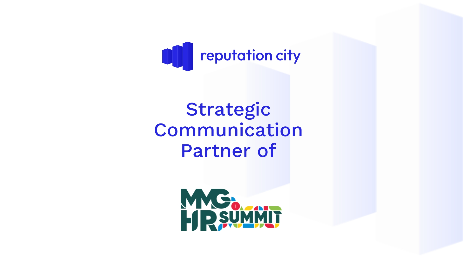 Reputation City Strategic Communication Partner of MMG HR Summit